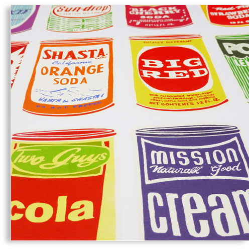 limited edition hand printed hand drawn pop art Silk screen prints by Patrick Edgeley