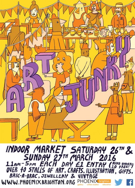 ART JUNKY 2016 – 26/03/2016 – 27/03/2016 11:00 am – 5:00 pm