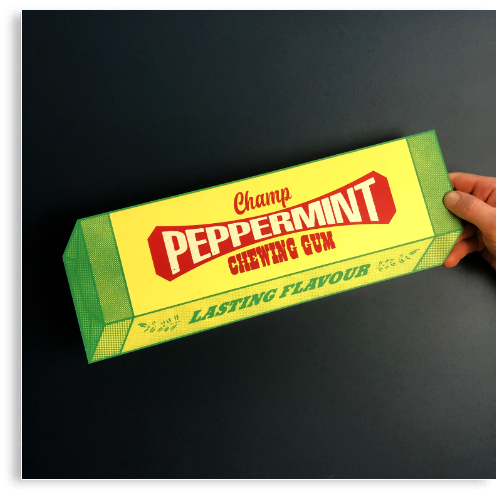 Peppermint gum