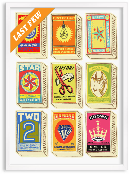 Retro Matchboxes